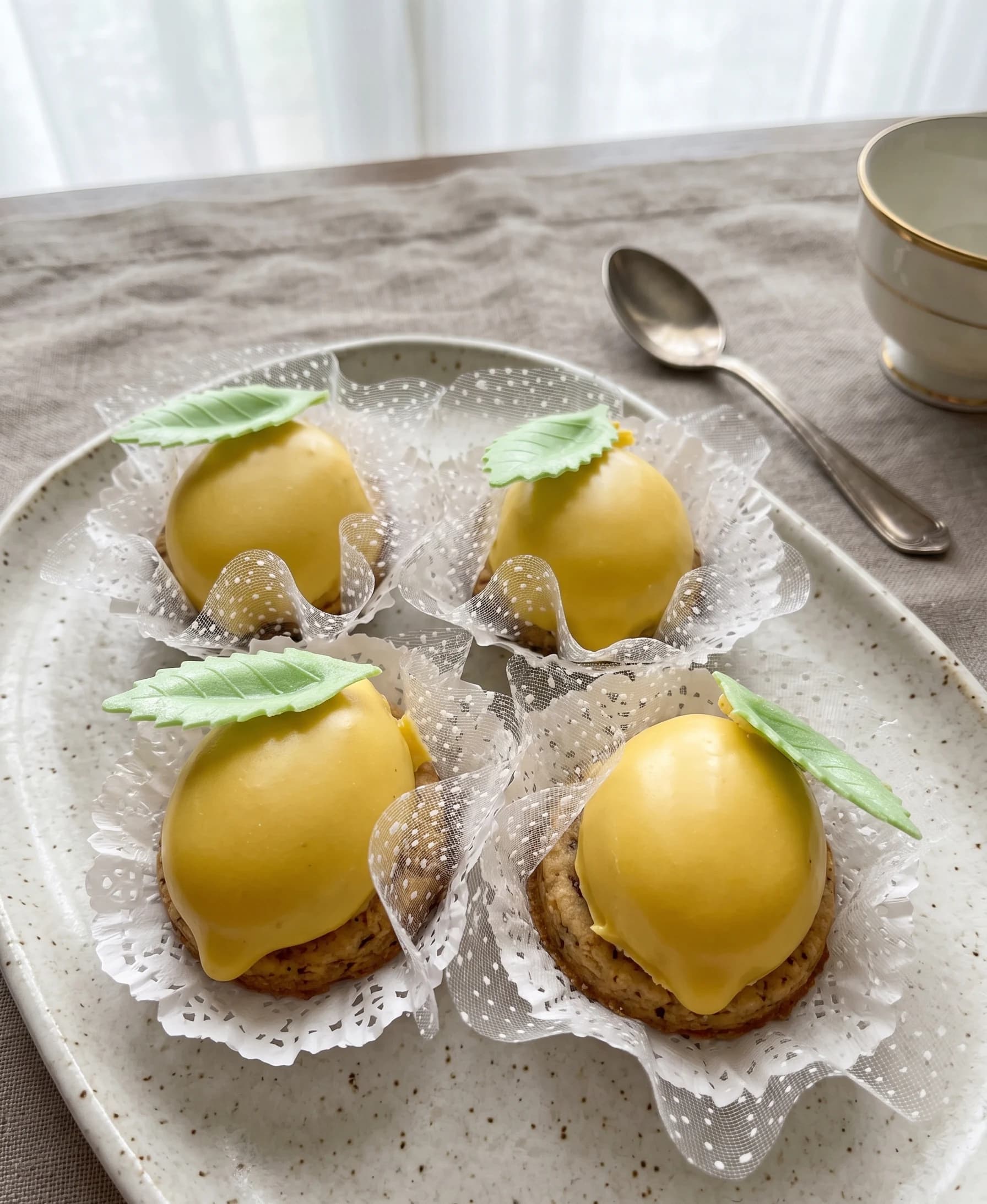 Dolcetti Limone d'Algeri con foglia verde